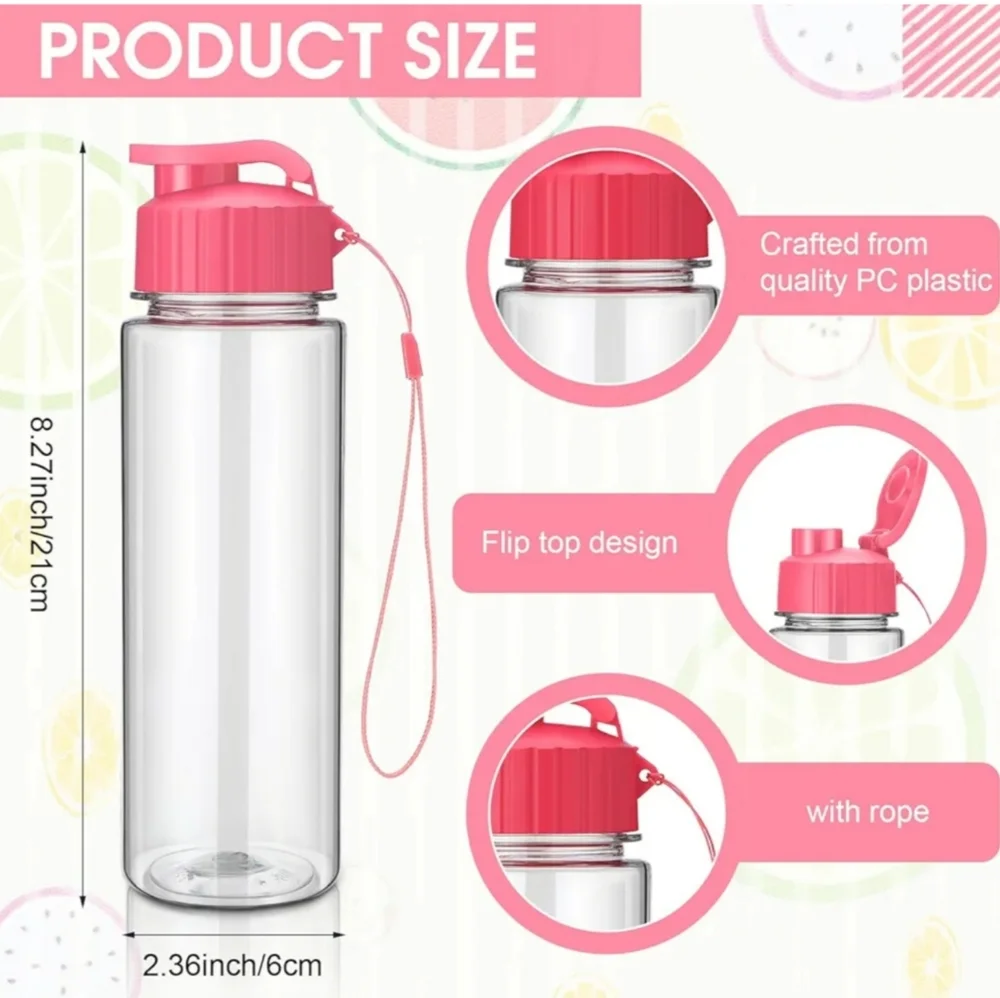 Water Bottle - Light Pink NWOB